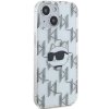 Karl Lagerfeld KLHCP15SHKLPCHT iPhone15 / 14 / 13 6.1 transparent hardcase IML Choupette Head & Monogram